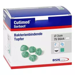 CUTIMED Sorbact tamponas graikinio riešuto dydžio, 75 vnt