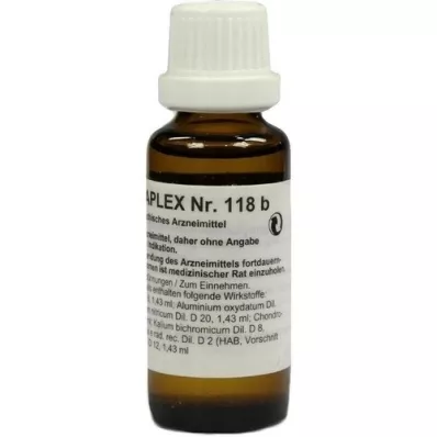 REGENAPLEX Nr. 118 b lašai, 30 ml