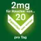 nicorette kramtomoji guma whitemint, 2 mg nikotino, 30 vnt