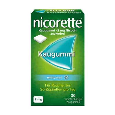 nicorette kramtomoji guma whitemint, 2 mg nikotino, 30 vnt nicorette kramtomoji guma whitemint, 2 mg nikotino, 30 vnt