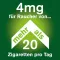 nicorette kramtomoji guma whitemint, 4 mg nikotino, 105 vnt