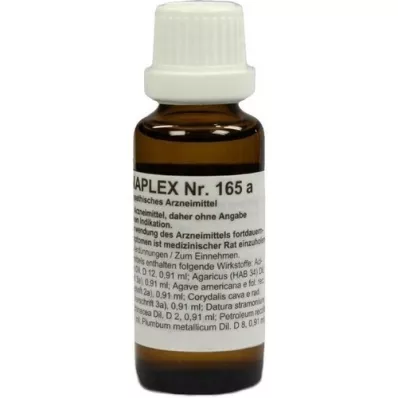 REGENAPLEX Nr. 165 a lašai, 30 ml