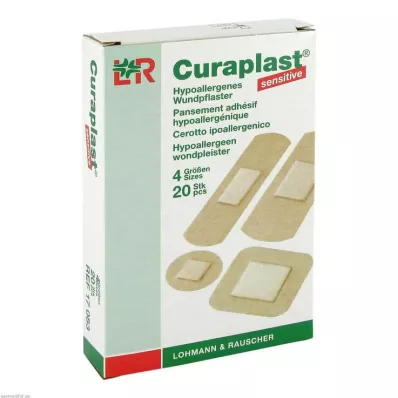 Curaplast Strips Sensitive, 20 vnt Curaplast Strips Sensitive, 20 vnt