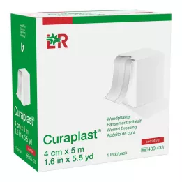 CURAPLAST Žaizdos tvarstis jautrus 4 cmx5 m, 1 vnt