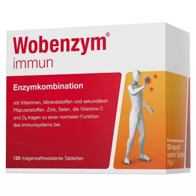Wobenzym imuninės tabletės, 120 vnt