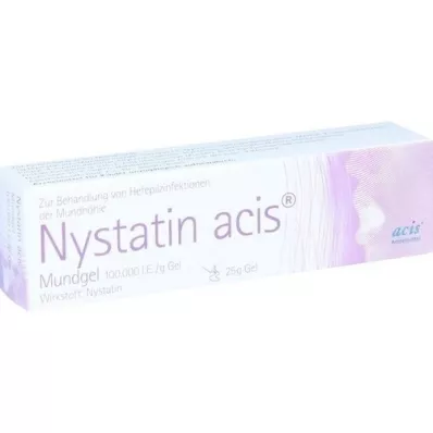 NYSTATIN acis burnos gelis, 25 g