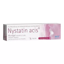 NYSTATIN acis burnos gelis, 25 g