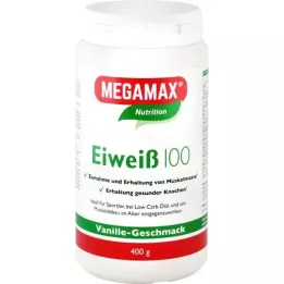 EIWEISS 100 vanilės Megamax milteliai, 400 g