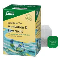BACHBLÜTEN TEE Motyvacija &amp; Zuversicht Bio Salus, 15 St