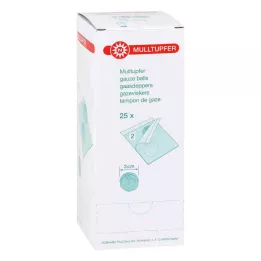 MULLTUPFER sterilios slyvos dydžio, 25X2 vnt