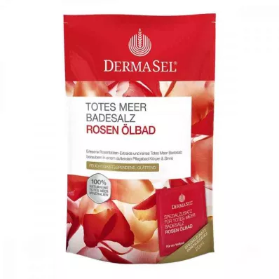DERMASEL Negyvosios jūros vonios druskos+Rose SPA, 1 P