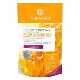 DERMASEL Negyvosios jūros vonios druskos + pienas&amp;Medaus SPA, 1 P