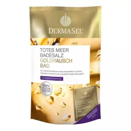 DERMASEL Negyvosios jūros vonios druskos + auksas EXCLUSIVE, 1 P