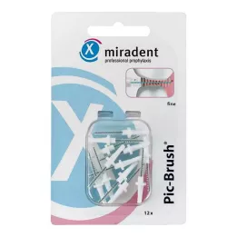 PIC BRUSH Tarpdantiniai dantų krapštukaib.replacementb.2 mm balti, 12 vnt