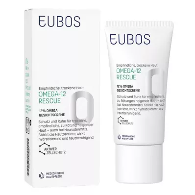 Eubos Omega-12 Rescue 12% Omega veido kremas, 50 ml Eubos Omega-12 Rescue 12% Omega veido kremas, 50 ml