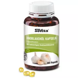 SOVITA Česnakų aliejaus kapsulės, 360 kapsulių