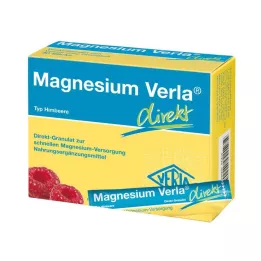 MAGNESIUM VERLA tiesioginės granulės aviečių, 30 vnt