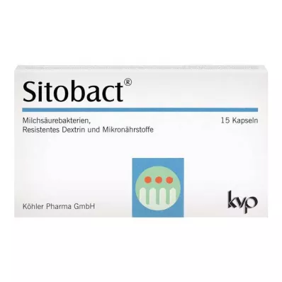 Sitobact kapsulės, 15 vnt Sitobact kapsulės, 15 vnt