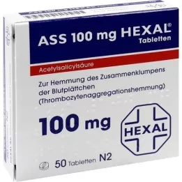 ASS 100 HEXAL tablečių, 50 vnt
