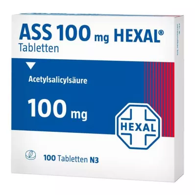 ASS 100 Hexal tablečių, 100 vnt ASS 100 Hexal tablečių, 100 vnt