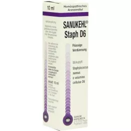 SANUKEHL Staph D 6 lašai, 10 ml