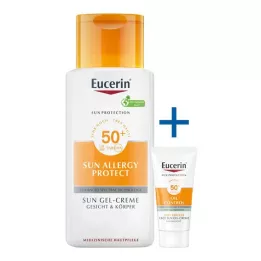 EUCERIN Gelis nuo saulės alergijos 50+, 150 ml