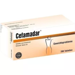 CEFAMADAR Tabletės, 200 vnt