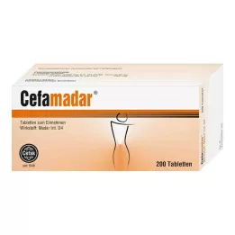 CEFAMADAR Tabletės, 200 vnt