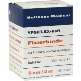 YPSIFLEX Lipni fiksavimo juosta 8 cmx4 m, 1 vnt