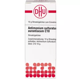 ANTIMONIUM SULFURATUM aurantiacum C 10 rutuliukų, 10 g