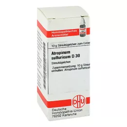 ATROPINUM SULFURICUM D 30 rutuliukų, 10 g
