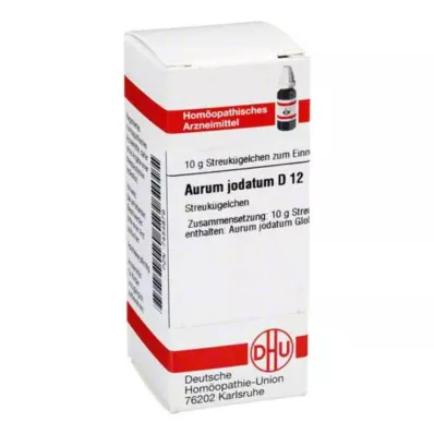 DHU Aurum jodatum D 12 rutuliukų, 10 g