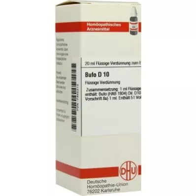 BUFO D 10 skiedinys, 20 ml