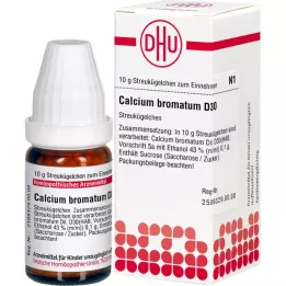 CALCIUM BROMATUM D 30 rutuliukų, 10 g