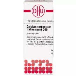 CALCIUM CARBONICUM Hahnemanni D 60 rutuliukų, 10 g