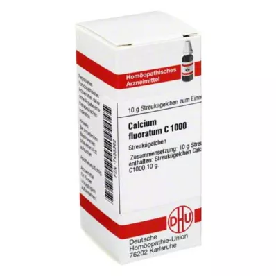 CALCIUM FLUORATUM C 1000 rutuliukų, 10 g