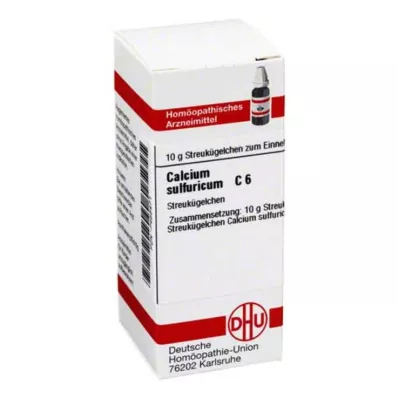 DHU Calcium sulfuricum C 6 rutuliukai, 10 g DHU Calcium sulfuricum C 6 rutuliukai, 10 g