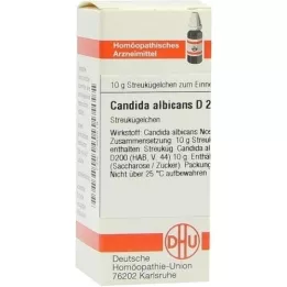 CANDIDA ALBICANS D 200 rutuliukų, 10 g