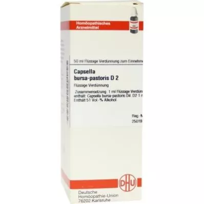 Capsella Bursa Past.D2 skiedimas (50 ml) Capsella Bursa Past.D2 skiedimas (50 ml)