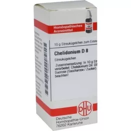 CHELIDONIUM D 8 rutuliukai, 10 g