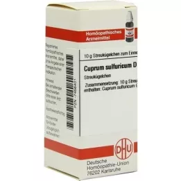 CUPRUM SULFURICUM D 12 rutuliukų, 10 g