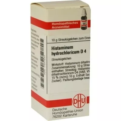 HISTAMINUM hydrochloricum D 4 rutuliukai, 10 g