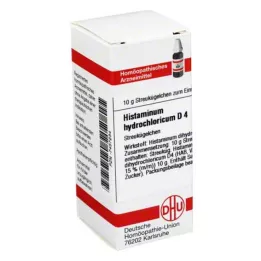 HISTAMINUM hydrochloricum D 4 rutuliukai, 10 g