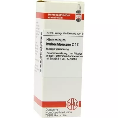 HISTAMINUM hydrochloricum C 12 skiedinys, 20 ml