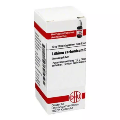 DHU Lithium carbonicum D 12 rutuliukai, 10 g DHU Lithium carbonicum D 12 rutuliukai, 10 g