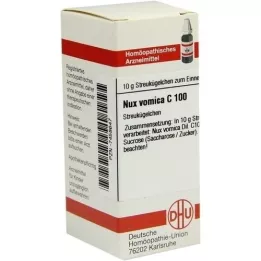 NUX VOMICA C 100 rutuliukų, 10 g