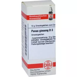 PANAX GINSENG D 3 rutuliukai, 10 g