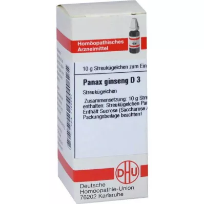 PANAX GINSENG D 3 rutuliukai, 10 g