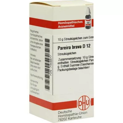 PAREIRA BRAVA D 12 rutuliukų, 10 g