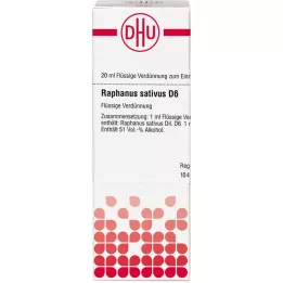 RAPHANUS SATIVUS D 6 skiedinys, 20 ml